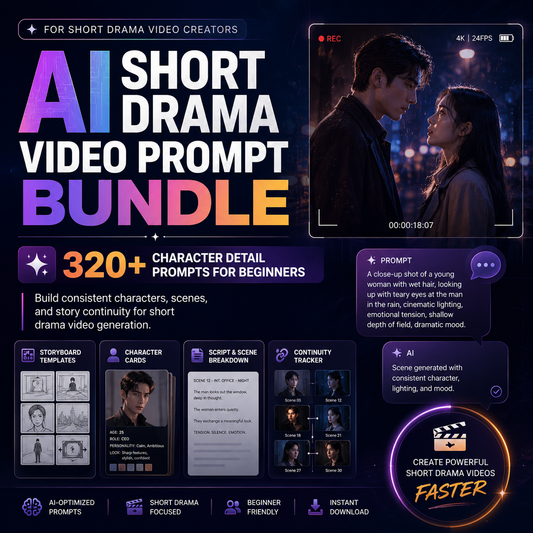 AI Short Drama Video Prompt Bundle [eBook]